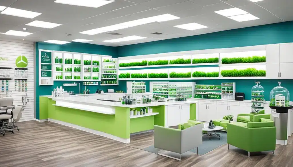 clean dispensary