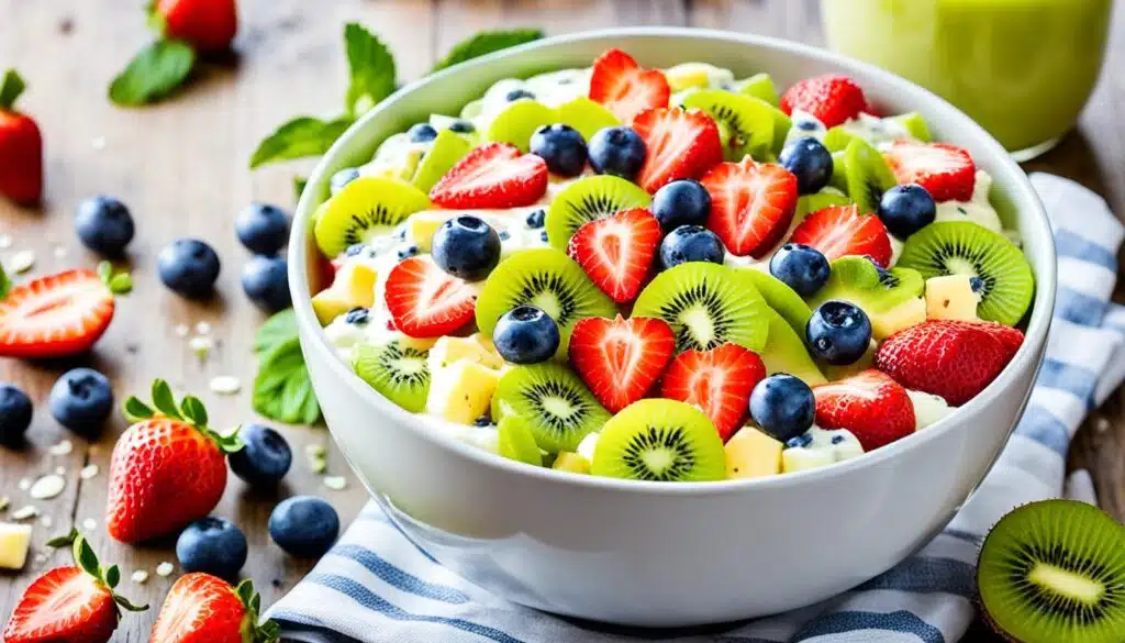 creamy fruit salad