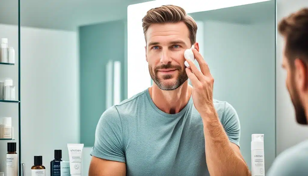 male grooming routine