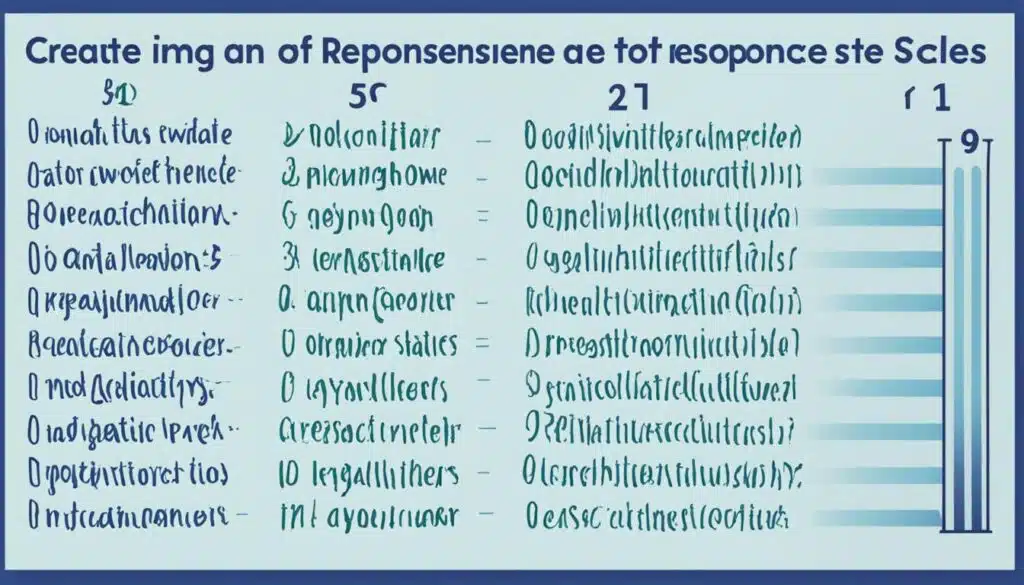 response scales