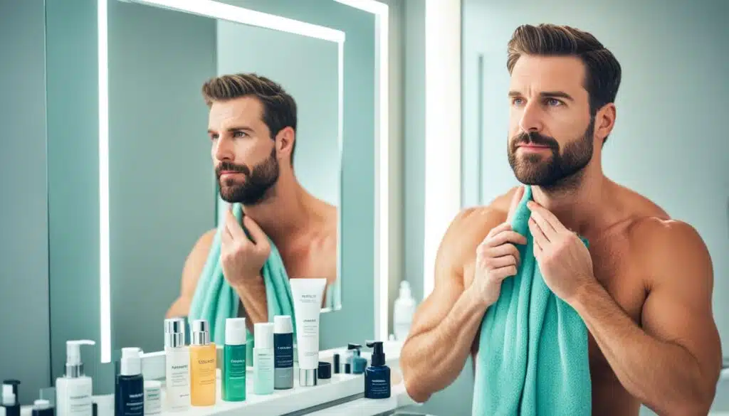 skincare routine for men