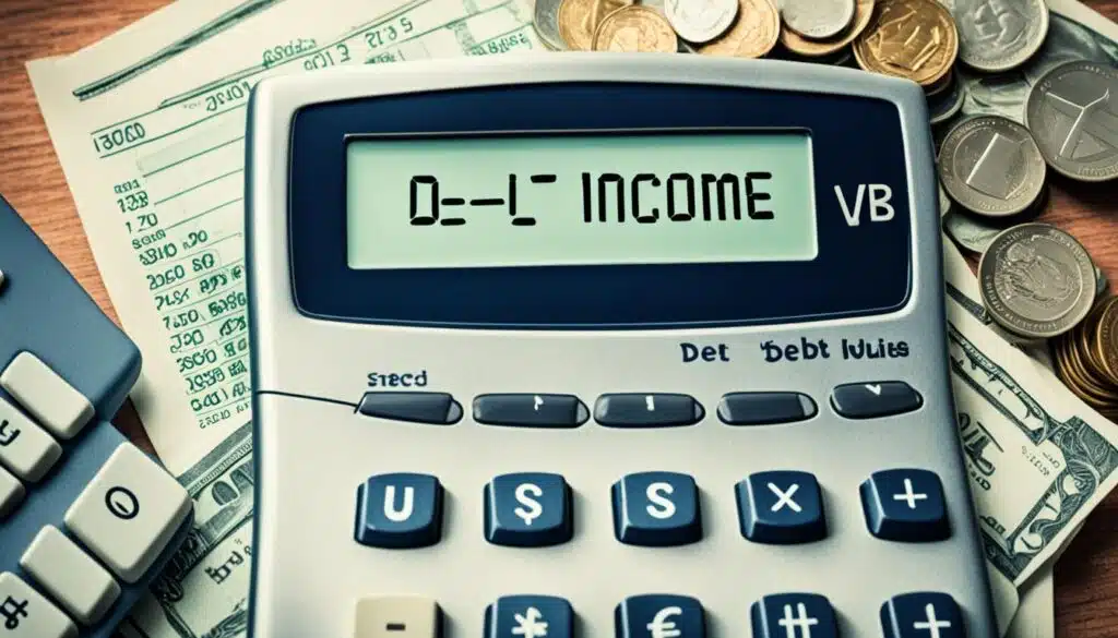 Calculate debt-to-income ratio