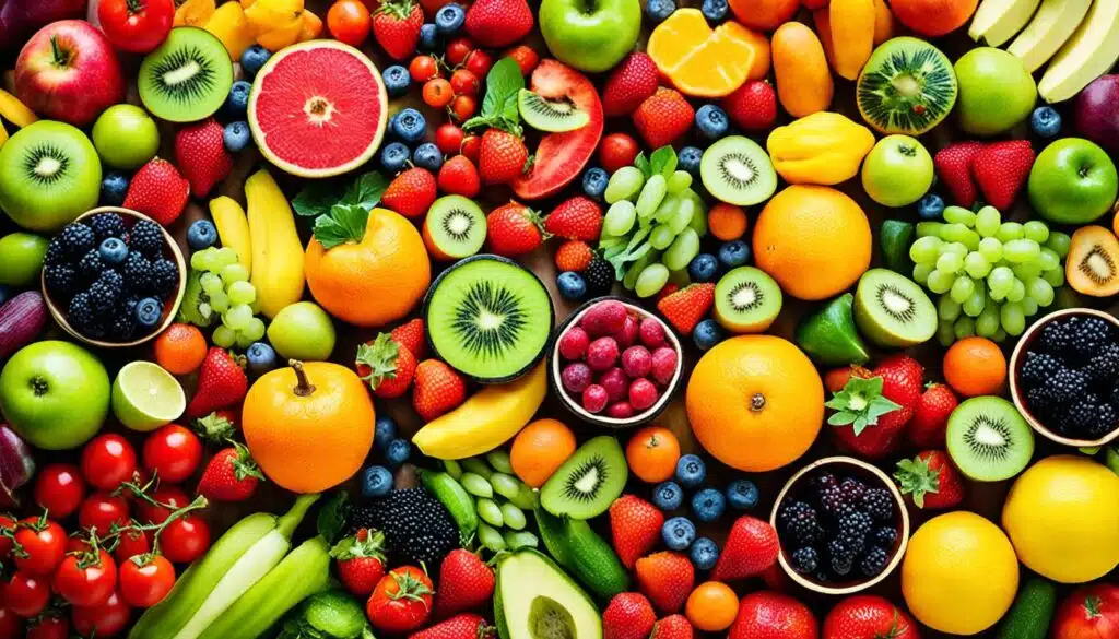 fruits and vegetables